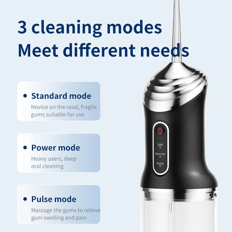 Tooth Water Flosser, Oral Rinser,Portable Wireless Oral Rinser,USB Charging,Suitable for Home Travel,Daily Teeth Care for