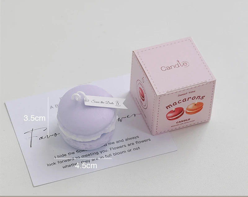 Natural Plant Scented Macaron Scented Candles Yulan Magnolia Fragrant Fruits Aromatherapy Party Cool Red Leaf Home Candle