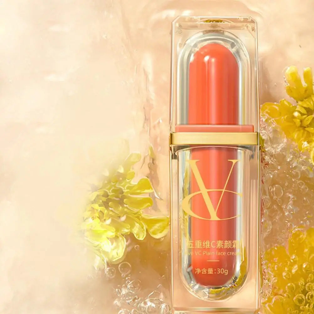 Vitamin C Face Cream Whitening VC Five Tone Up Moisturizer Natural Lazy Anti Aging Cosmetics Care Cream Skin Moisturizing