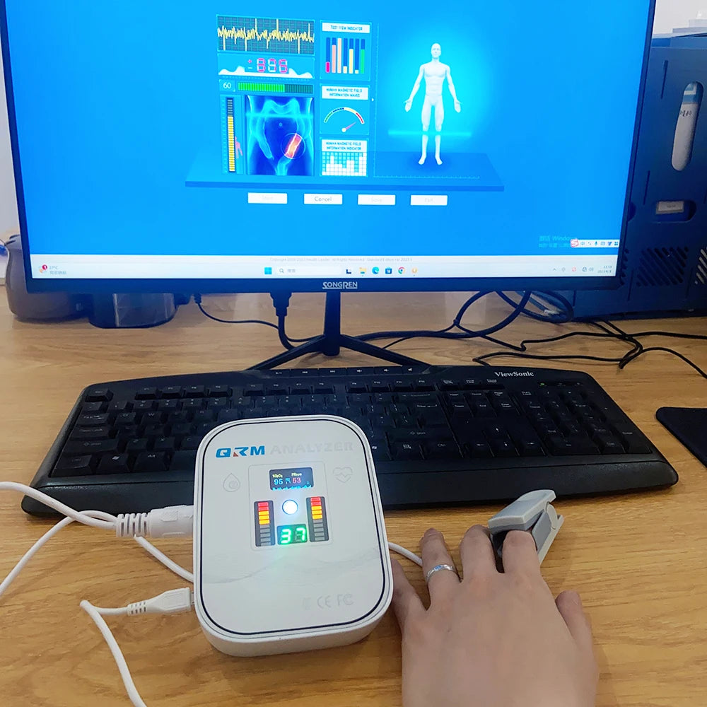 Newest Quantum Resonance Magnetic Health Analyzer 11 Generation Body Analyzer For Hand Touch Multi-language Sub-health Test