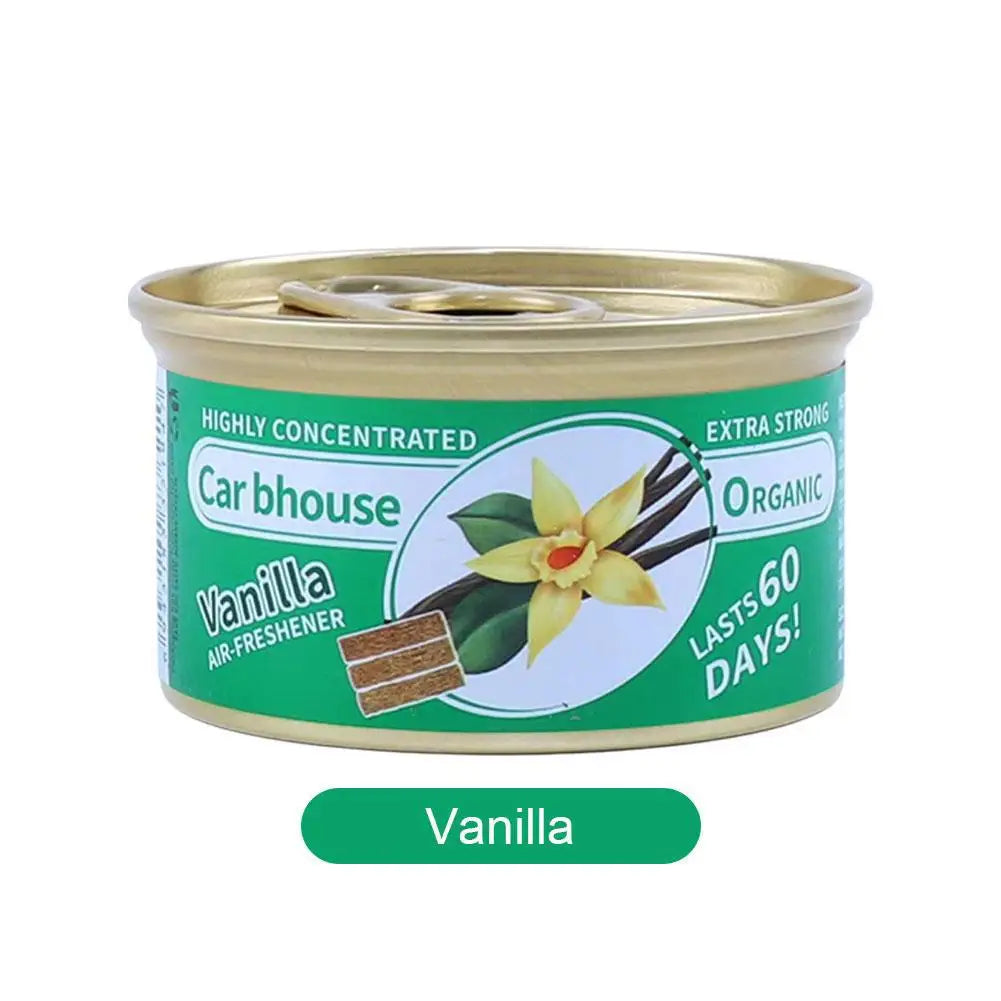 Car Aromatherapy Wooden Block Canned Automobile Air Freshener Long-Lasting Fragrance For Auto Home Closet Car Fragrance Paste