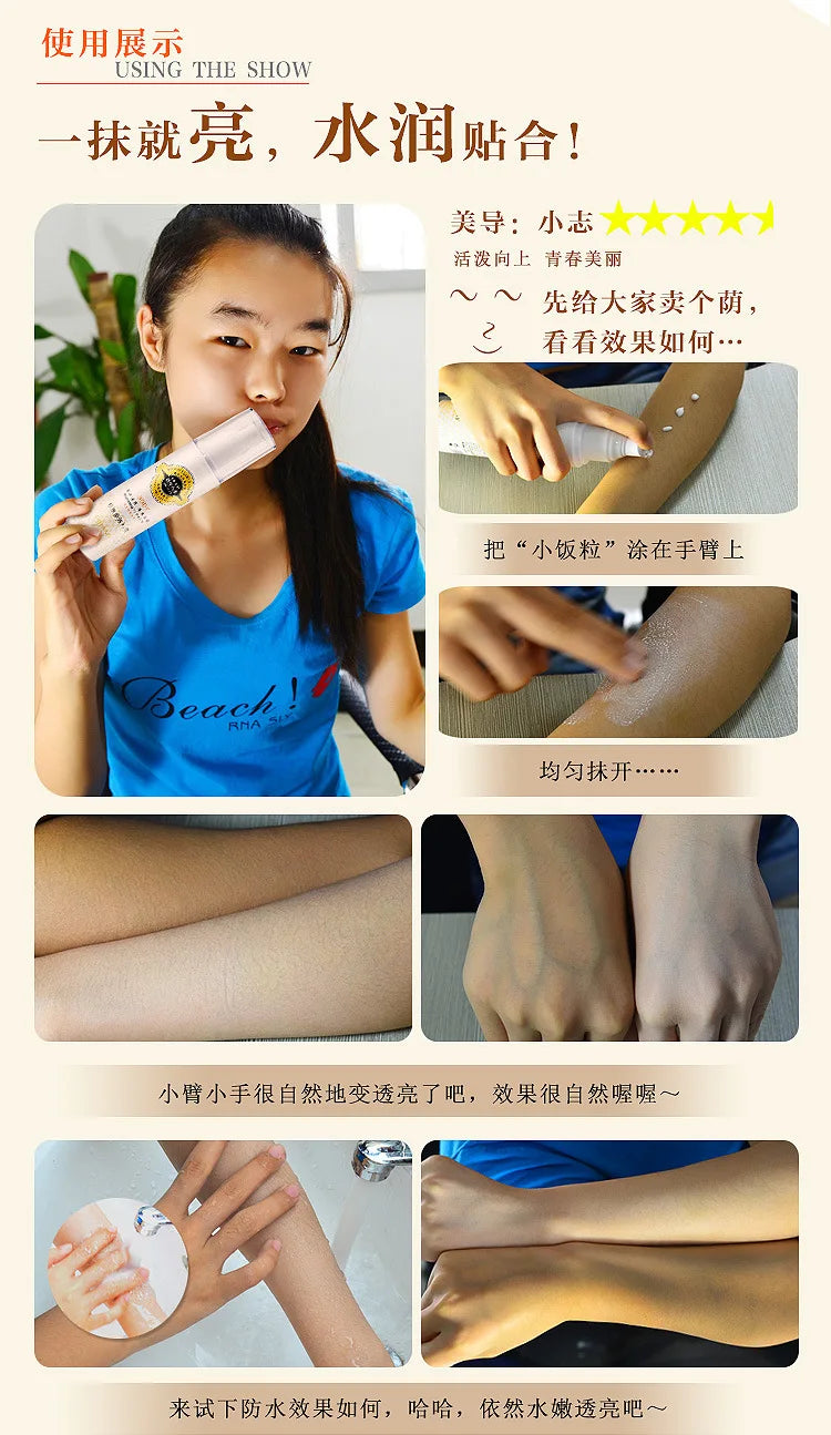 Skin Bleaching Cream For Dark Skin Snow Whitening Cream Whole Body Lotion Neck Knee Moisturizing Deep Whitening Lasting Moisture