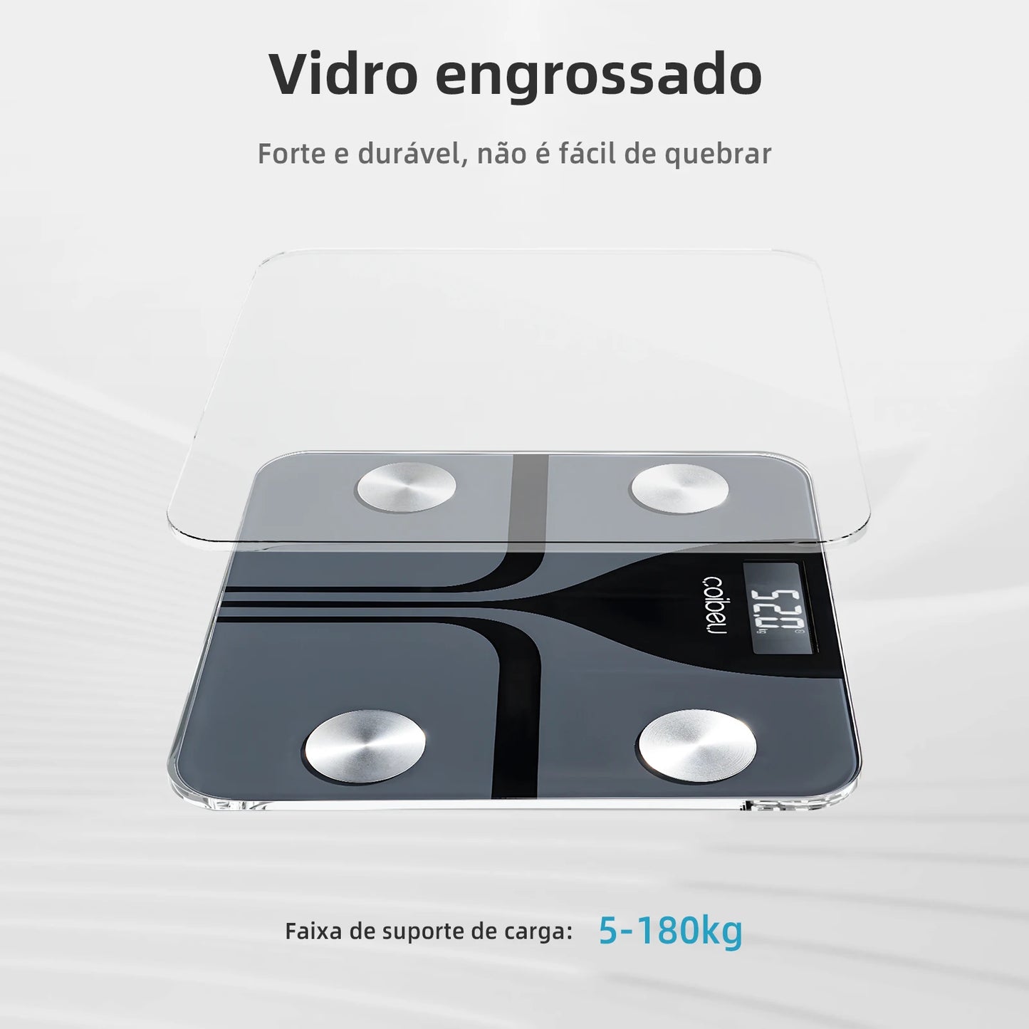 Smart Wifi, Smart Body Composition Scale-Complete Home Health Monitoring, Tuya, Ease of Use