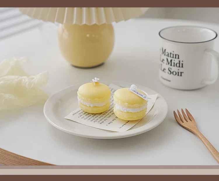 Macaron Aromatherapy Candle Photo Prop Diy Birthday Gift Fragrance Candle Perfume Scent Creative Gift Christmas Gift