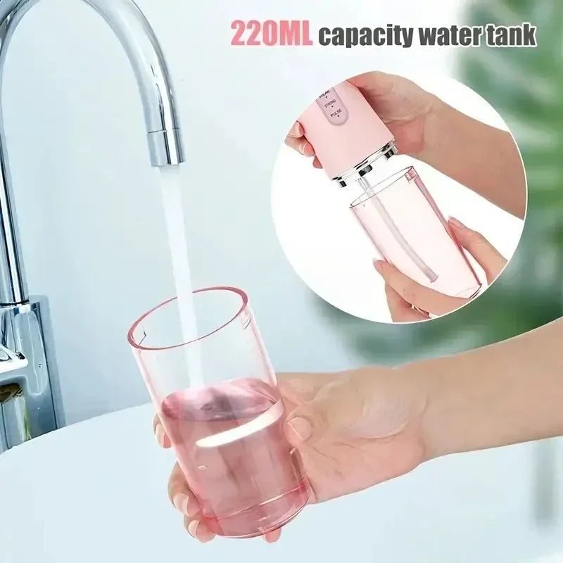 Tooth Water Flosser, Oral Rinser,Portable Wireless Oral Rinser,USB Charging,Suitable for Home Travel,Daily Teeth Care for