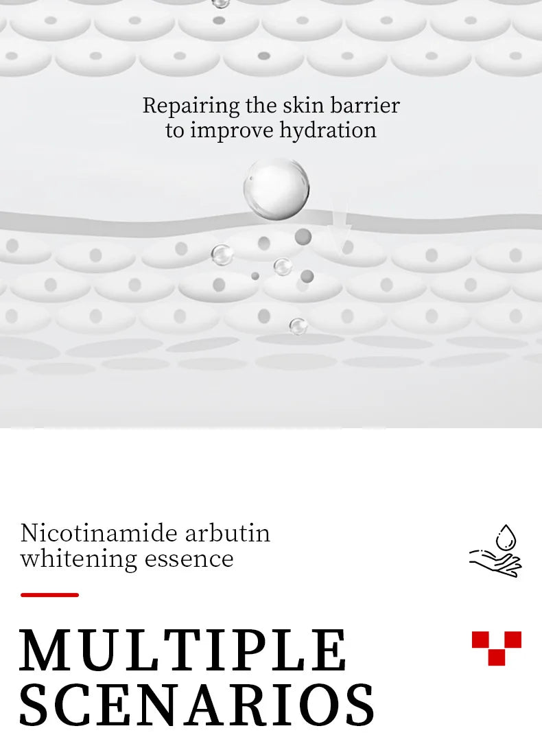 1/2pcs SADOER Niacinamide Arbutin Hand Cream Moisturizing Non Greasy Nourishing Anti Dry Crack Hydrating Hands Skin Care