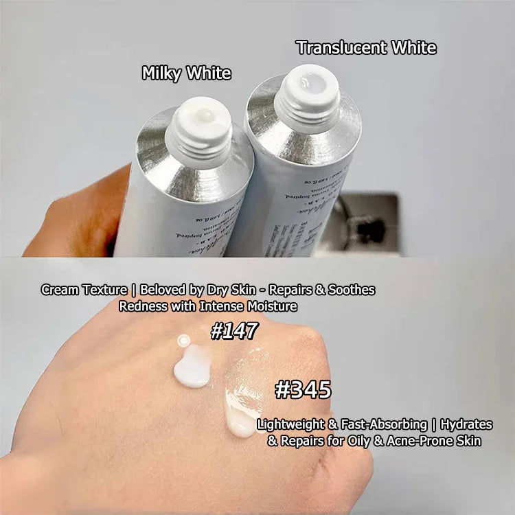 Korean 345 Relief Cream and 147 Barrier Cream Daily Skin Barrier Care Niacinamide Moisturize Cream Deep Hydrating Face Care 50ml