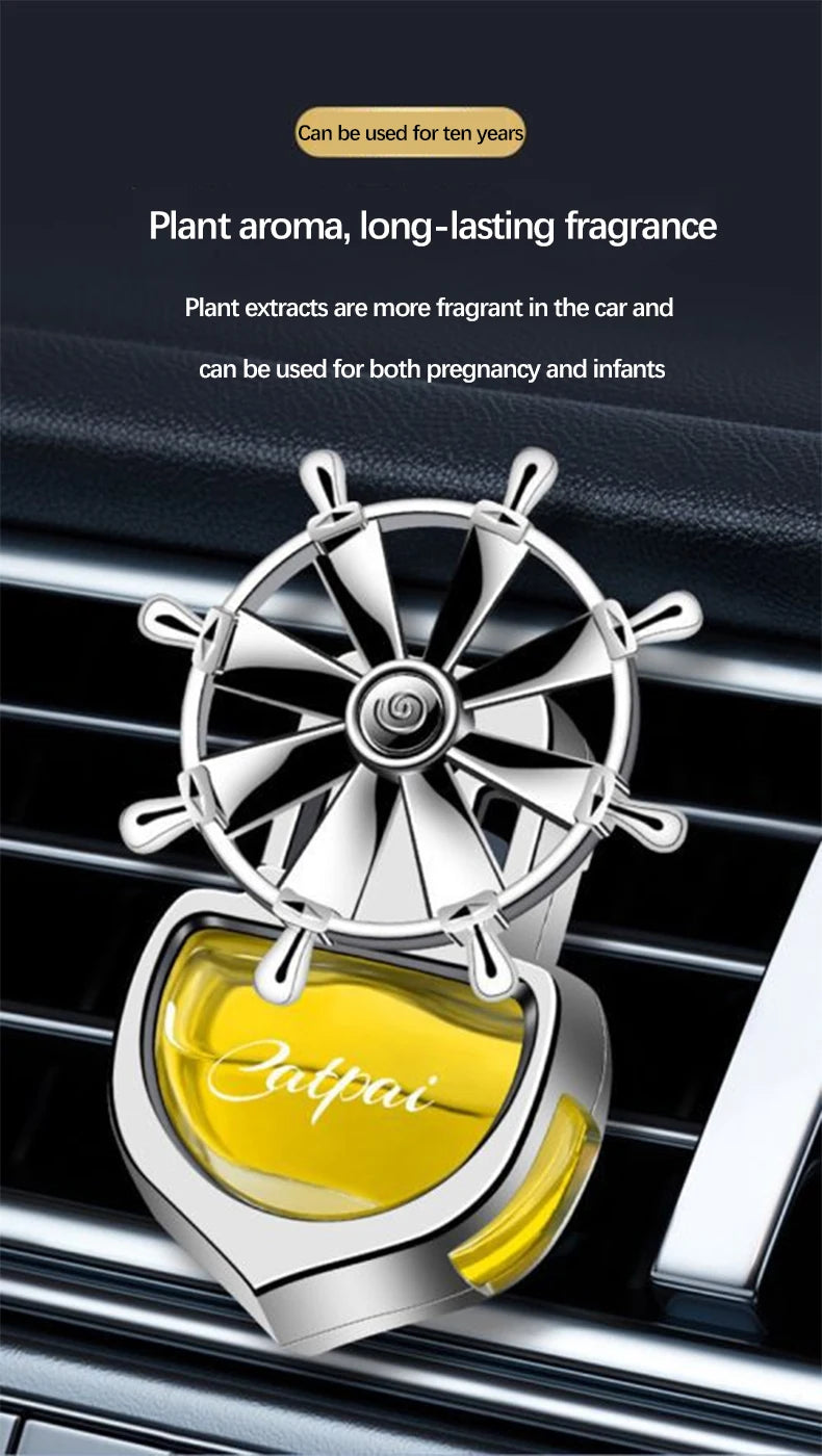 Car Aromatherapy Air Outlet perfume Rotating Spiral Parts Air freshener Eliminating Odor Interior Accessories Holiday Gift