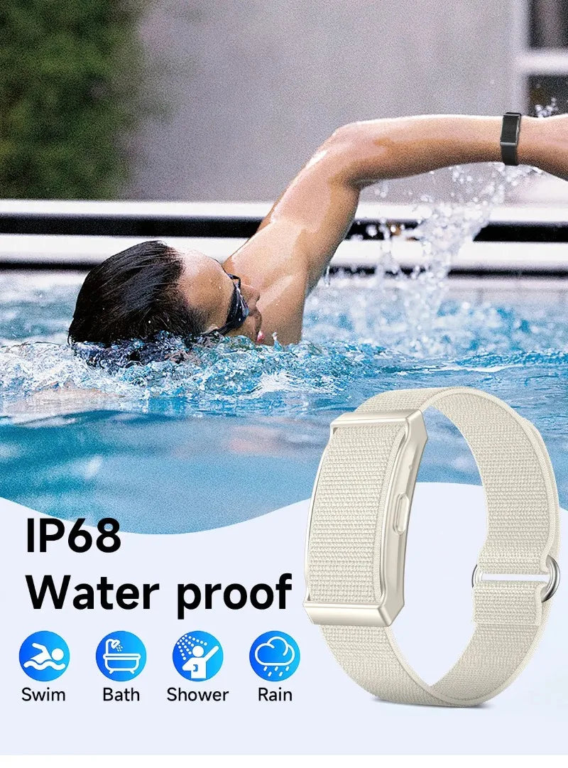 Smart Bracelet Heart Rate Blood Oxygen Health Monitoring Wristwatch Outdoor Sports Fitness Tracker SmartWatch For Men Women