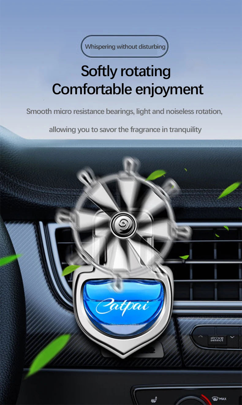 Car Aromatherapy Air Outlet perfume Rotating Spiral Parts Air freshener Eliminating Odor Interior Accessories Holiday Gift