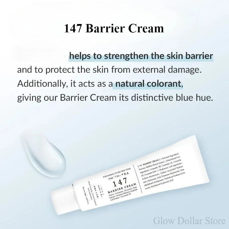 Korean 345 Relief Cream and 147 Barrier Cream Daily Skin Barrier Care Niacinamide Moisturize Cream Deep Hydrating Face Care 50ml