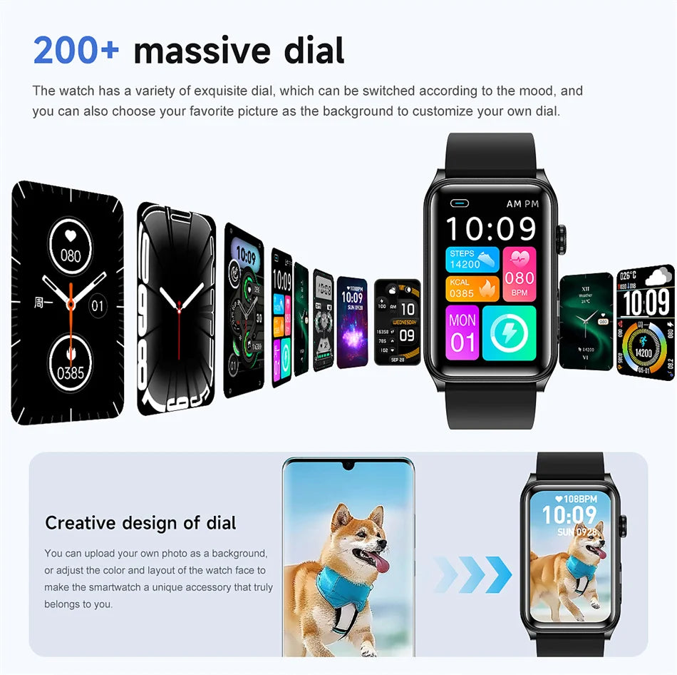 2025 NEW For Xiaomi Smart Watch Women Temperature Monitoring Bluetooth Call Women Health Monitoring Smartwatch For Android IOS