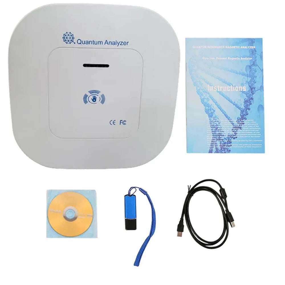 10G QMR-998 Quantum Resonance Magnetic Analyzer Set Hand Touch Quantum 10Th Body Analyzer With 52 Reports For Sub-health Test