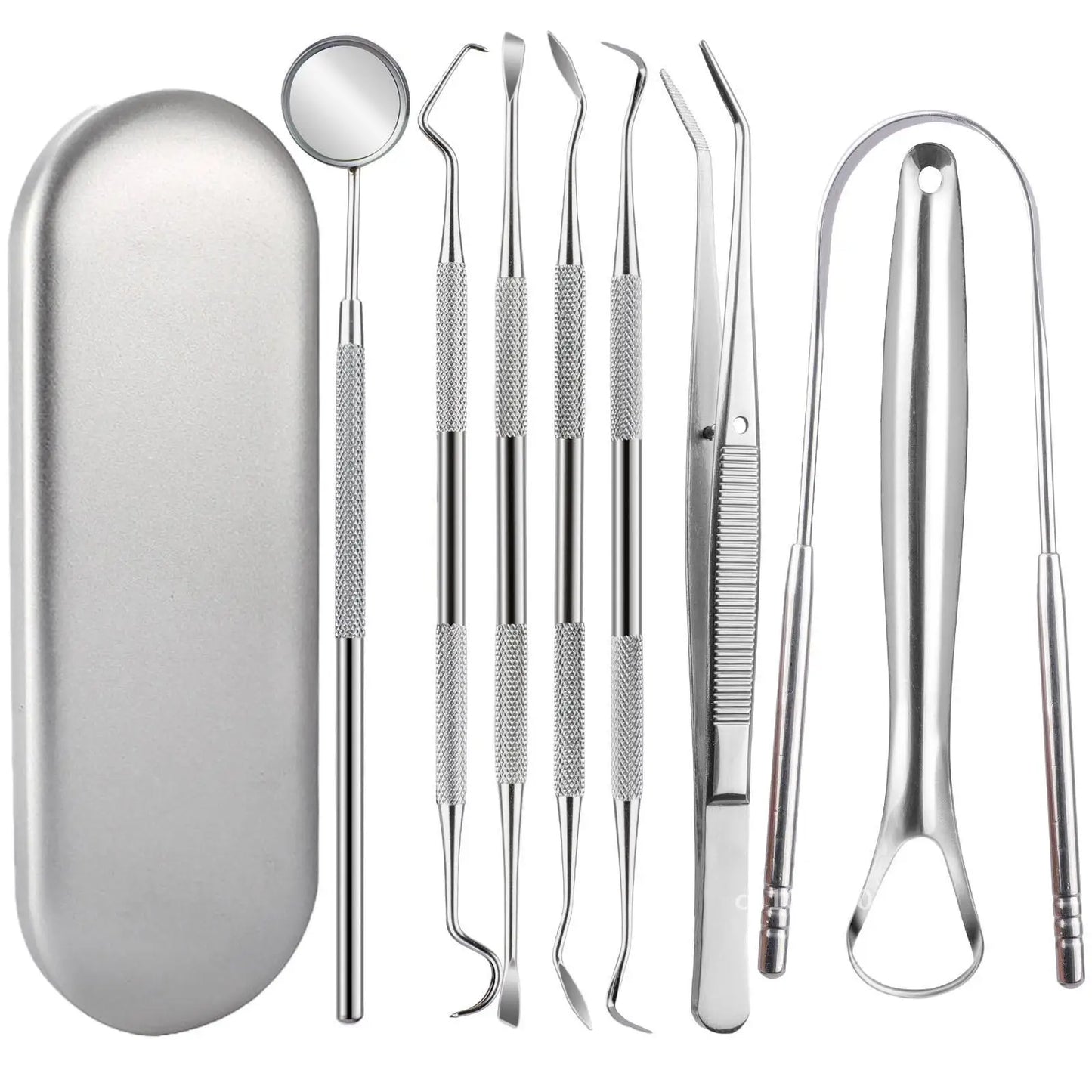 Oral Care Dental Cleaning Kit - Toothpick Stain Remover Teeth Scale Removal Tool Adult Dental Probes Tongue Scraper & More