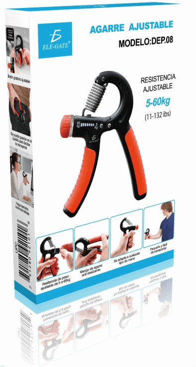 Home Fitness Equipment Muscle Exercise Hand Gripper Trainer Finger Strength Trainer for Arm Training