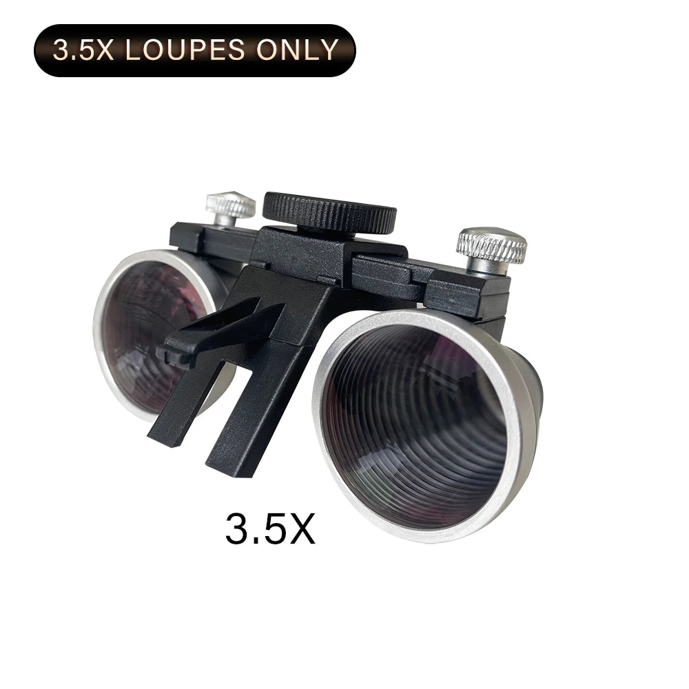 Dental LED Headlight Binocular Loupes 2.5X 3.5X Headband Type 5W Dentist Surgical Headlamp Binocular Magnifier