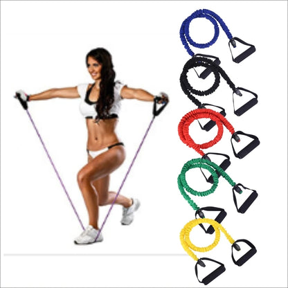 11pcs/set Pull Rope Fitness Exercises Resistance Bands Rubber Loop Tube Bands Gym Exercise Pilates Yoga Workout Equipments