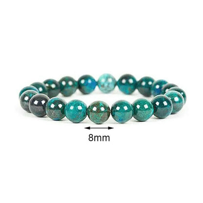 Natural Malachite Bracelet Women Men's Natural Stone Bead Bracelet Round Diabetes Relief Bracelet Jewelry Gift 6/8/10mm Beads