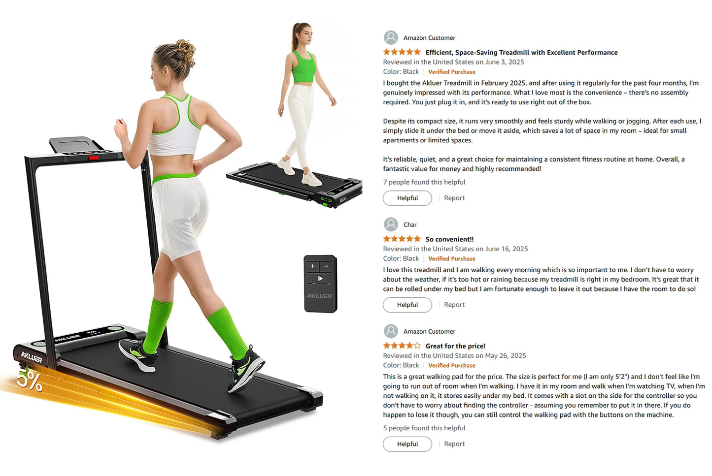 US Stock 2-in-1 Cardio Treadmill Foldable LED Screen Walking Running Machine Electric for Home Office Fitness Dropshipping