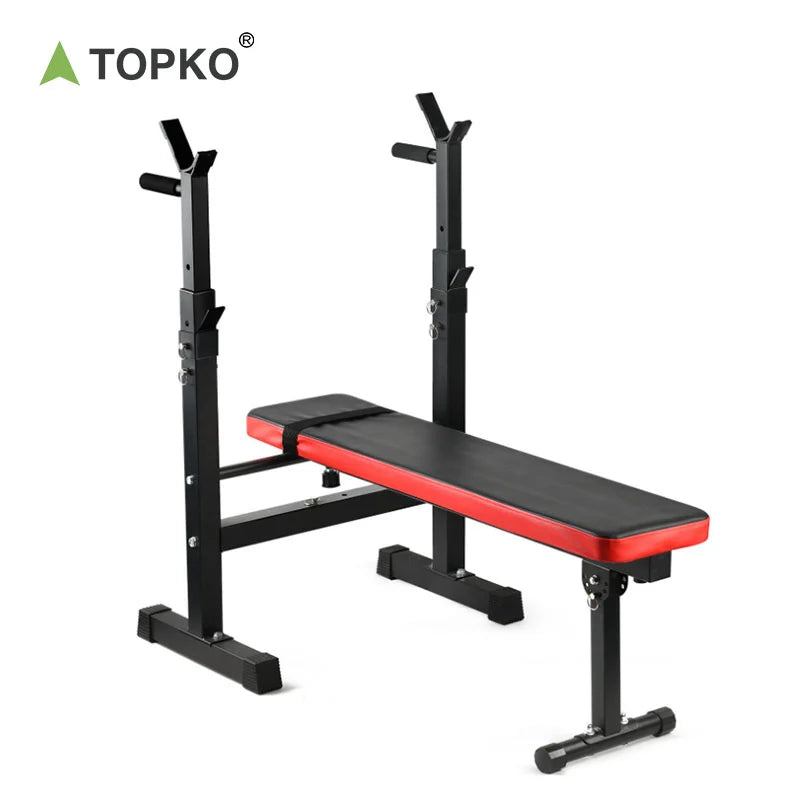 TOPKO US Warehouse Multi-Functional Weight Bench Home Fitness Weight Lifting Bench