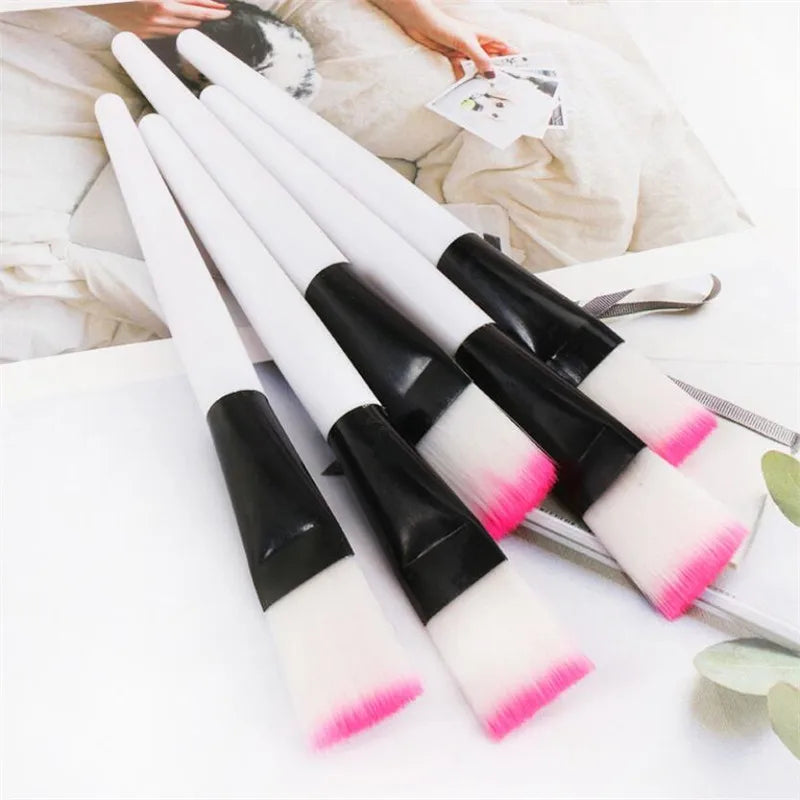 10PCS Soft Cosmetic Makeup Brush DIY Mask Brushes Foundation Skin Face Care Tool Acrylic-Handle Gel Cosmetic Beauty Tools