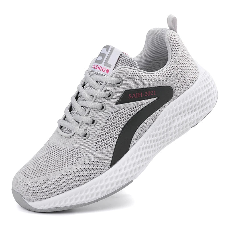 New Women Running Shoes Breathable Outdoor Sports Shoes Lightweight Sneakers Girls Comfortable Athletic Training Footwear 35-42