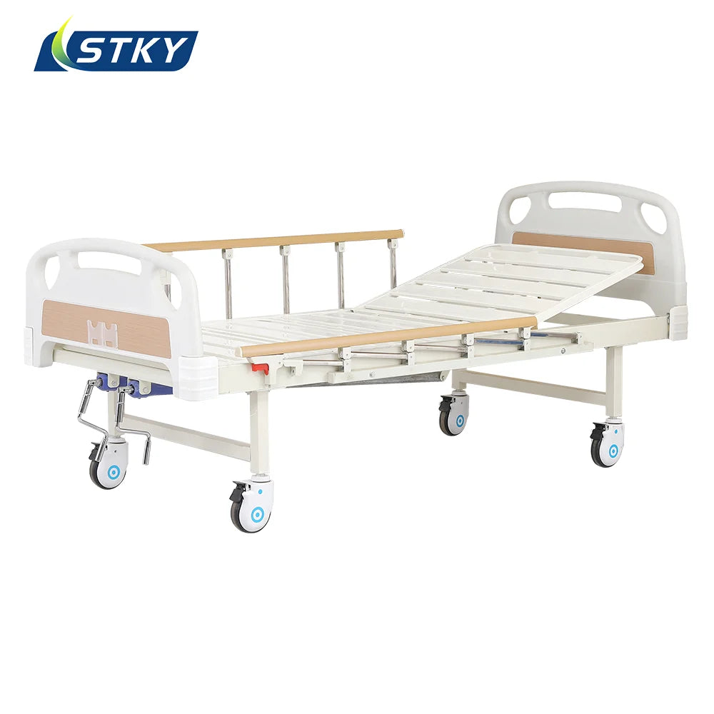 ISO CE Certificated Hospital ICU Bed Two Function Manual Hospital Furniture Medical Bed for Patient