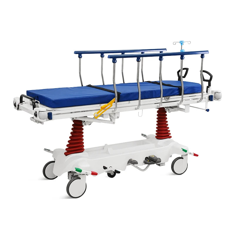 SKB041-7 Hospital Operation Connecting X-ray Hydraulic 5 Function Adjustable Patient Transfer Trolley