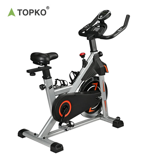 TOPKO US Warehouse Professional Fitness Aerobic Spin Bike Cardio Exercise Commercial Home Gym Training Bike