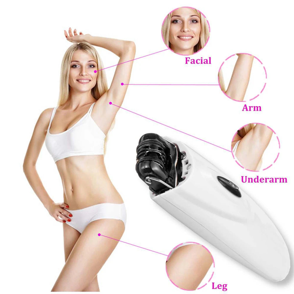 Portable Electric Pull Tweezer Device Women Hair Removal Epilator ABS Facial Trimmer Depilation For Female Beauty dropshipping