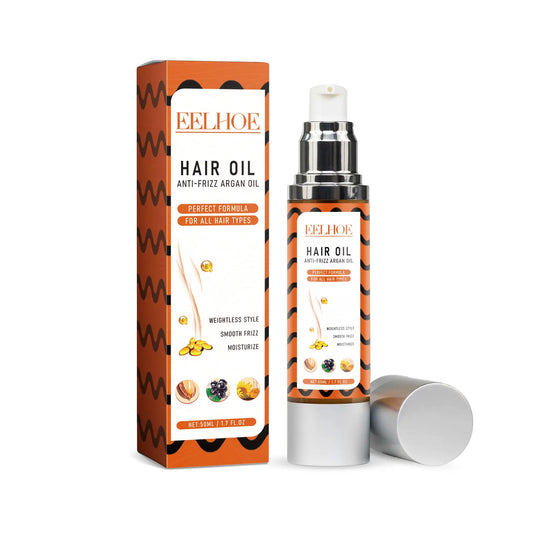 EELHOE Peppermint and Herbal Hair Oil Vegan Formula for Damaged Hair Nourishing Moisturizing Repair Split End Dry Hair Care