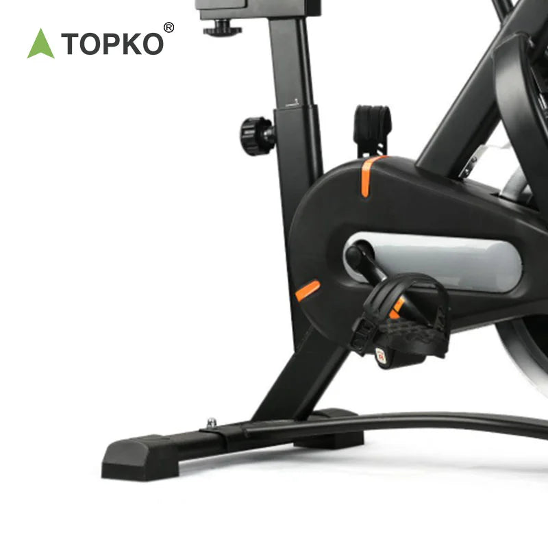 TOPKO US Warehouse Premium Stainless Steel Exercise Bike Durable Home Fitness Cycling Bike Workout Equipment