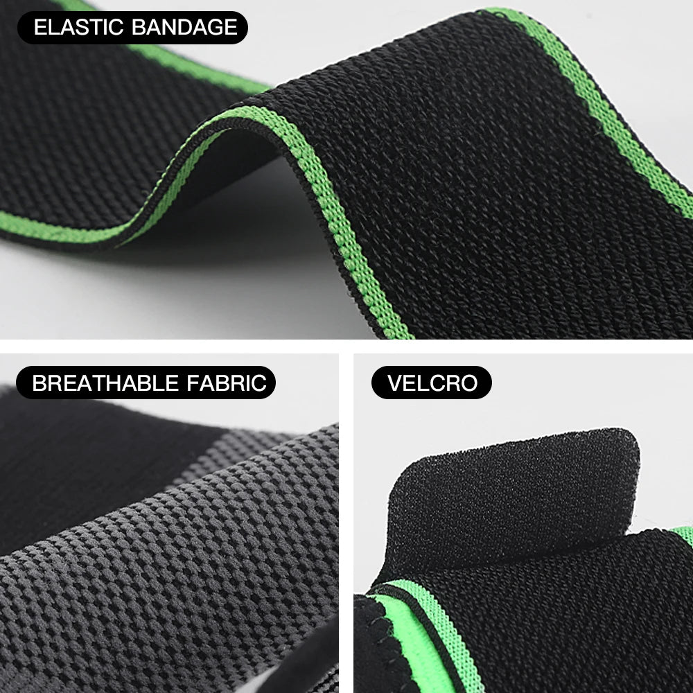 1PCS Breathable Bandage Fitness Men's Wrist Palm Support Crossfit Weight Lifting Wrist Wraps Bandage Gym Training Men Wristband