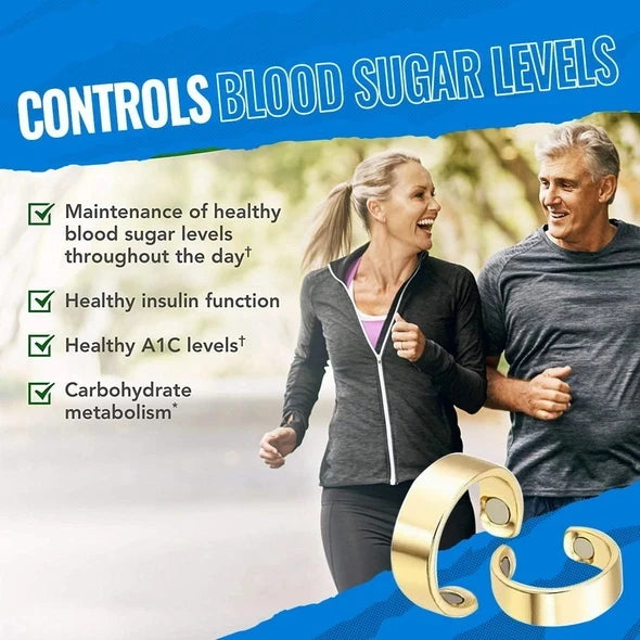 Blood Sugar Control Ring Diabetes Monitor Healthy Blood Sugar Meter