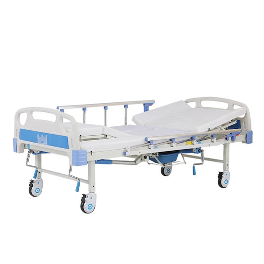 Excellent China Factory Low Price Direct Sale High Quality Manual 2 Crank Medical Bed for Hospital Care Patient