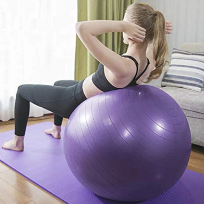 Yoga balls for Pilates, fitness, gym, balance, exercise, workout, 45/55