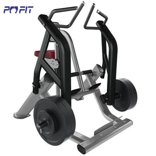 Commercial Shoulder Exercise Gym Machine Iso Lateral High Row Fitness Equipment Back Row Machine Seated Rowing Machine