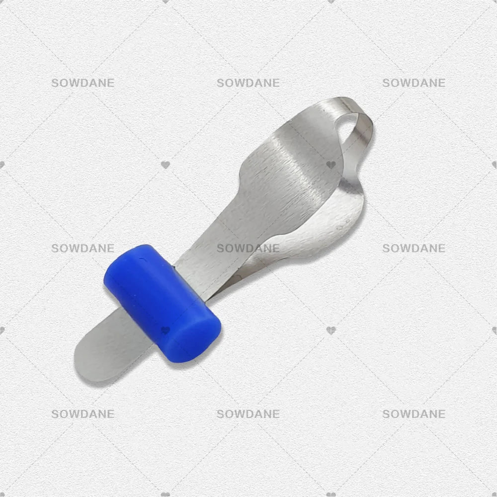 5 Packs Dental Sectional Contoured Metal Matrices  Dental Twin Anterior Matrices with Locker Dentist Matrix Material 10pcs/pack