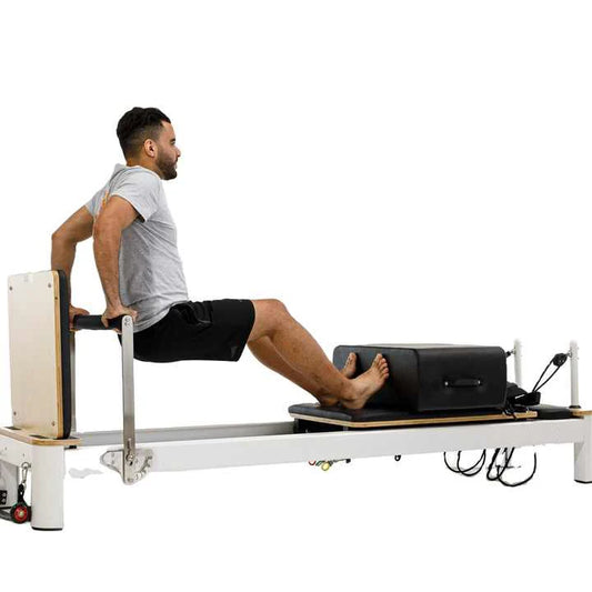 Aluminum Alloy Core Bed Home or Gym Use Tube Pilates Reformer Fitness Machine with Standing Platform