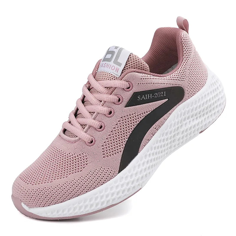 New Women Running Shoes Breathable Outdoor Sports Shoes Lightweight Sneakers Girls Comfortable Athletic Training Footwear 35-42