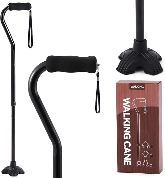 High Quality Foldable Aluminum Alloy 1.2mm Walking Cane Lightweight Adjustable Walking Sticks for Men and Women
