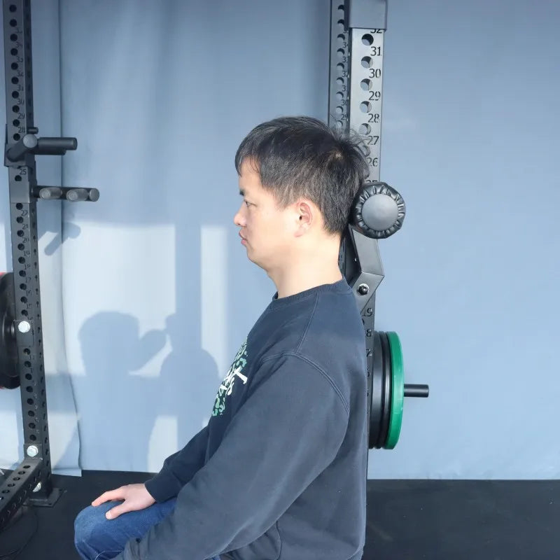Rack Mount Neck Trainer for Neck Muscles Training for Neck Training Equipment Power Cage Attachment for Home Gym Fitness