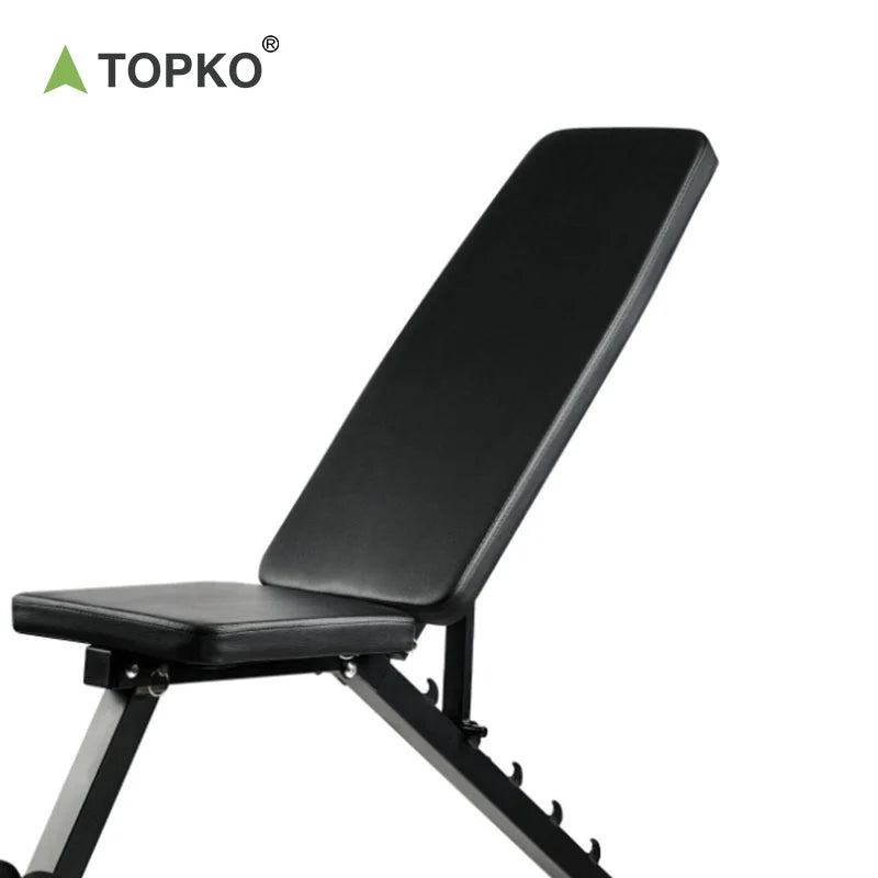 TOPKO US Warehouse Premium Gym Dumbbell Bench Home Fitness Metal Weight Bench