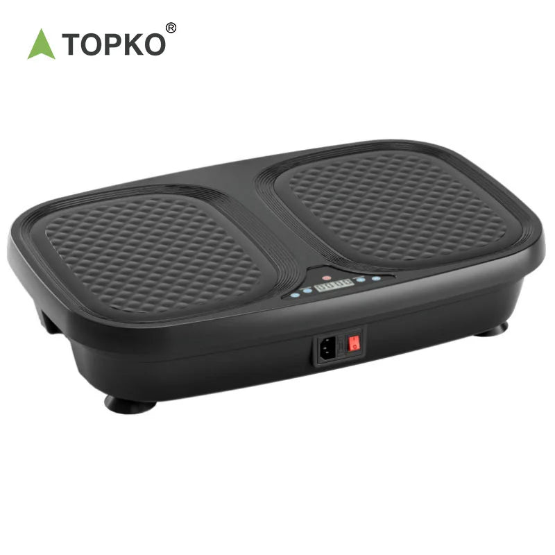 TOPKO US Warehouse Auto Mode Fitness Board Whole Body Workout Equipment Portable Vertical Vibration Plate Exercise Machine