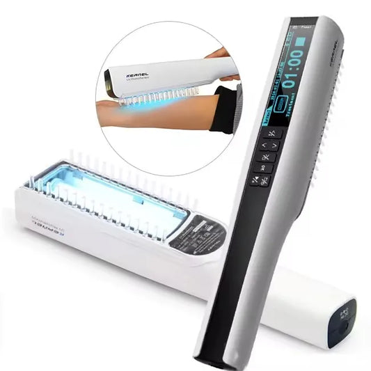 Kernel CE Approved Hospital Portable Ultraviolet UV Phototherapy 311nm Narrow Band UVB Lamp for Vitiligo Psorasis Treatment