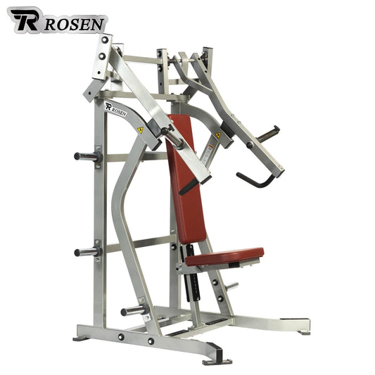 ROSEN Fitness Sport Heavy Duty Gym Equipment Bodybuilding Workout Plate Load Iso-Lateral Incline Press Machine for Gym Club