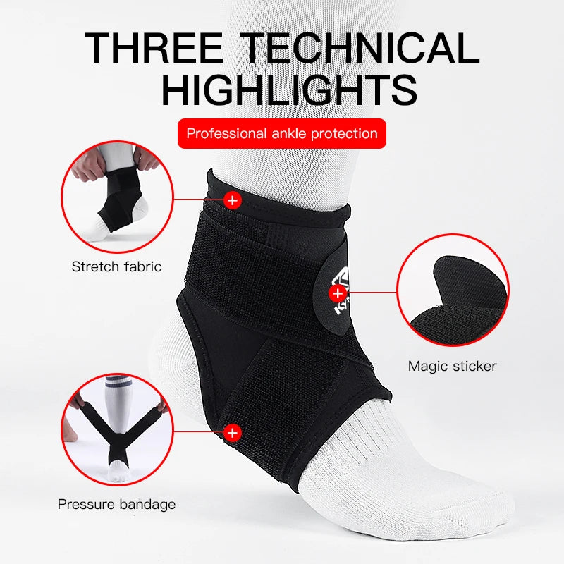 Kyncilor 1 PCS 3D Compression Ankle Strap Gym Ankle Support Brace Basketball Volleyball Fitness Heel Protector Sport Ankle Brace