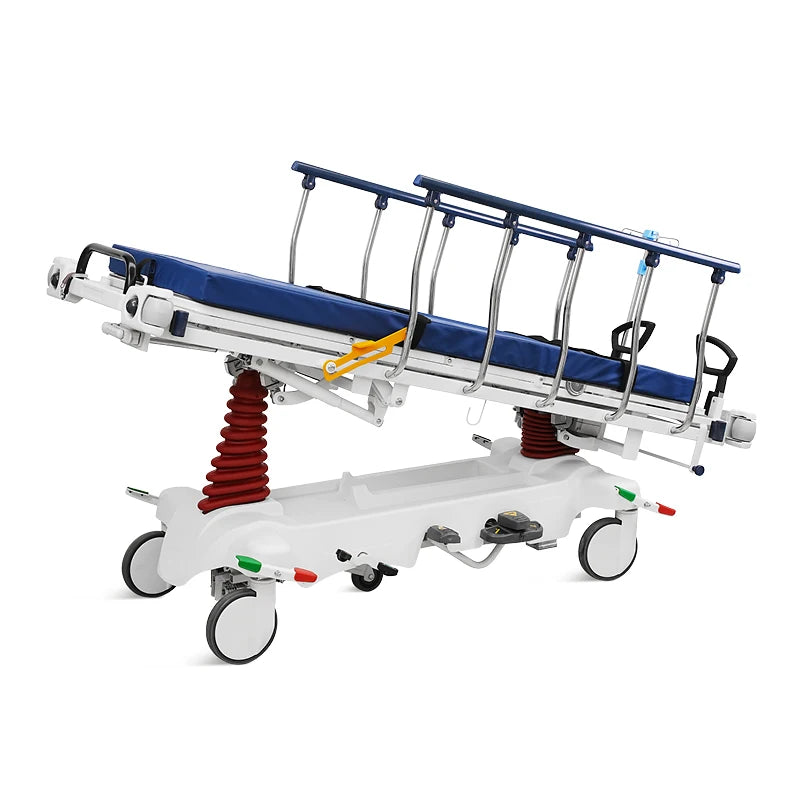 SKB041-7 Hospital Operation Connecting X-ray Hydraulic 5 Function Adjustable Patient Transfer Trolley