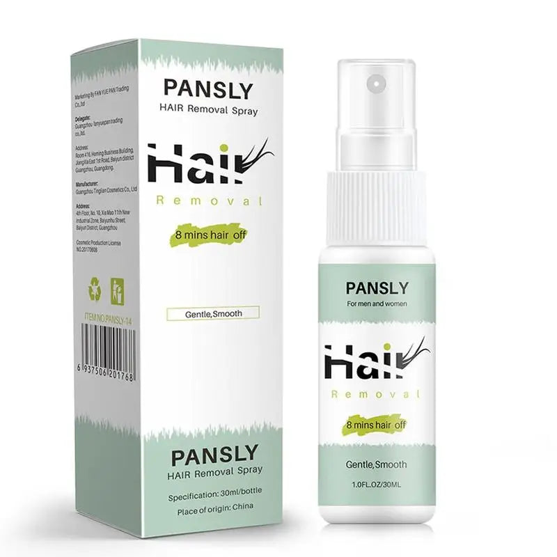 Pansly inhibitor 20ml Women Hair Removal Spray Cream Painless Beard Legs Armpit Smooth Repair Hair Removal