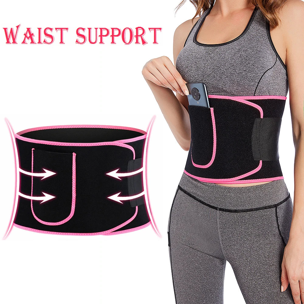 Corset Waist Trainer Support Back Belt Sport Women Body Shaper Weight Loss Gym Weight Lifting Belts Bodybuilding Workout 5010